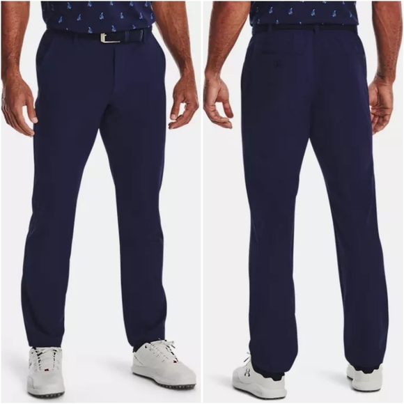 Under Armour Other - Under Armour Navy Blue Twill Pants sz 34x32 34W x 32L